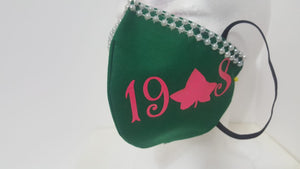 Alpha Kappa Alpha Custom Face Cover