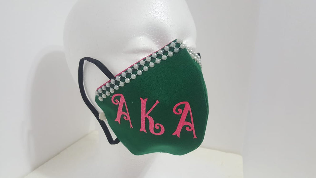 Alpha Kappa Alpha Custom Face Cover