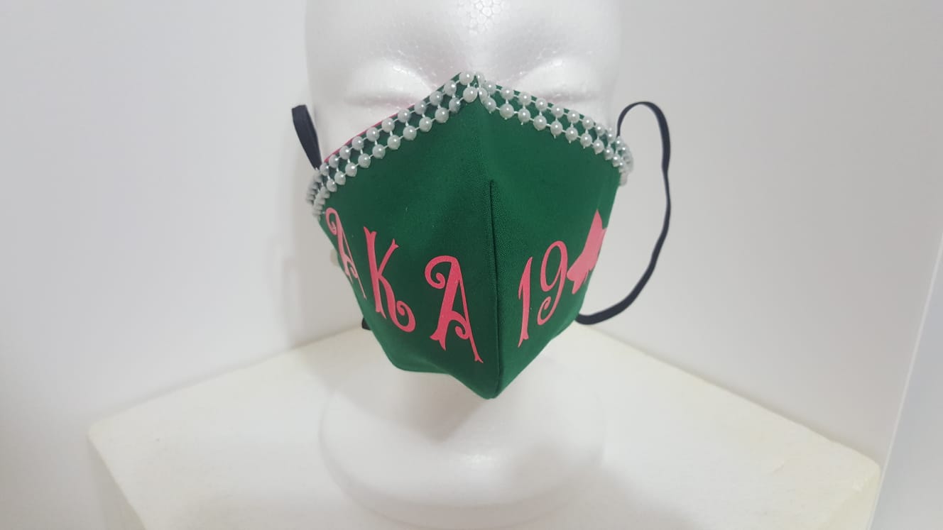 Alpha Kappa Alpha Custom Face Cover