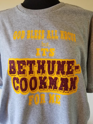 ITS BETHUNE COOKMAN FOR ME SM-5XL $25-$28