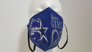 Dallas Cowboys Custom Face Cover