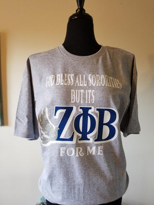 ITS ZETA PHI BETA FOR ME SM-5XL $25-$28