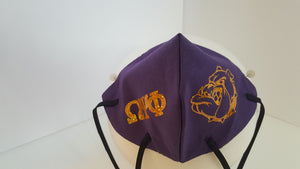 Omega Psi Phi Custom Face Cover